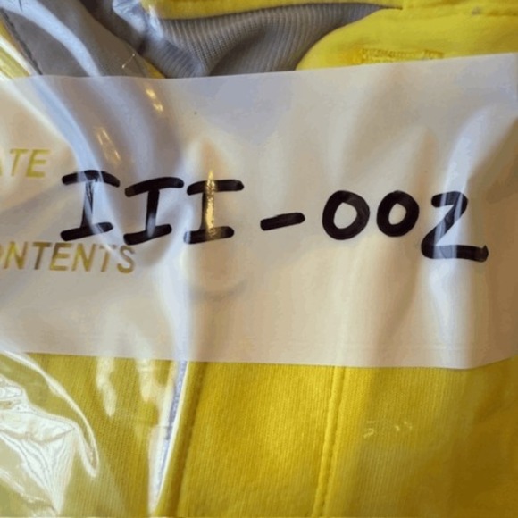 Oakley Mens Colorblock Striped Short Sleeve Golf Polo Shirt Gray Yellow Size 2XL - Picture 7 of 7